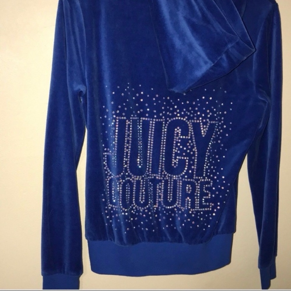 Juicy couture blue zip up